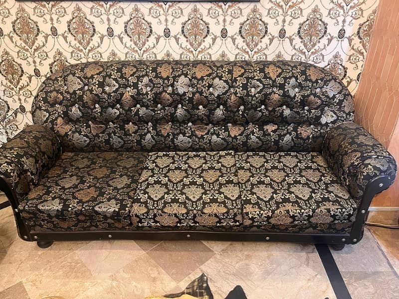 Black Sofa Set 1