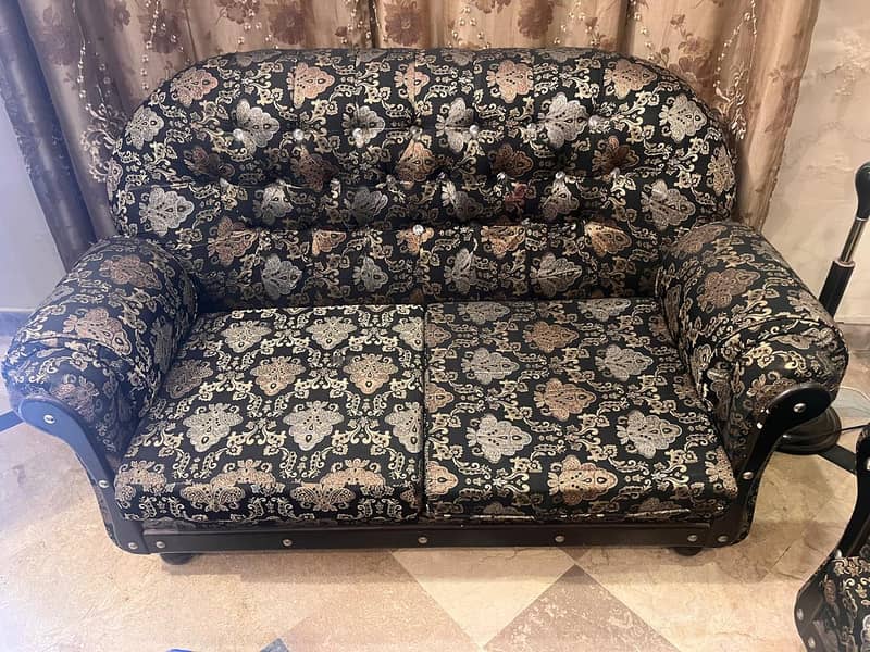 Black Sofa Set 2