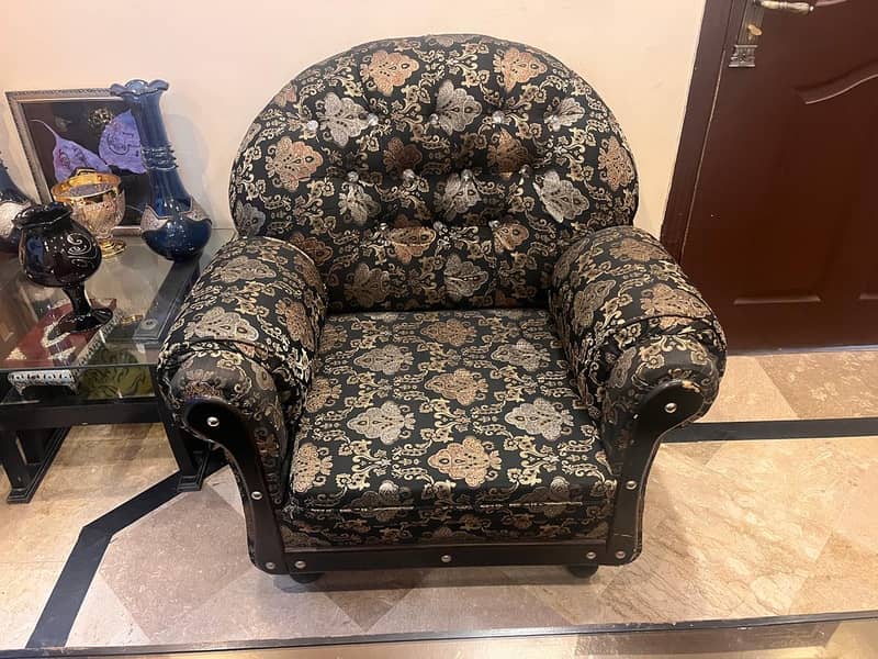 Black Sofa Set 3