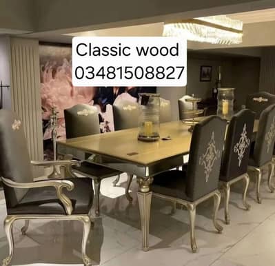 Dining table, Dining chairs