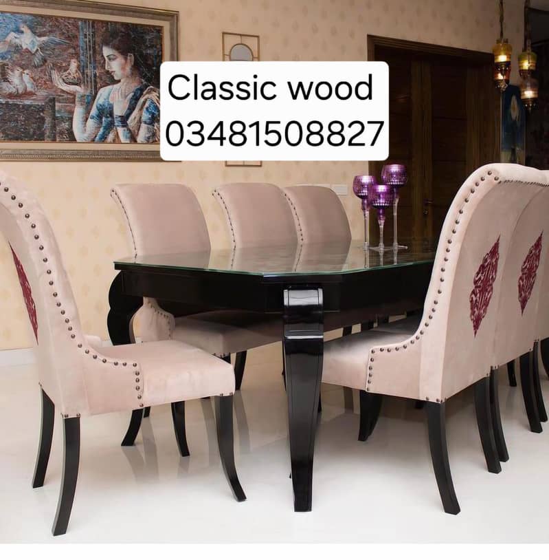 Dining table, Dining chairs 3