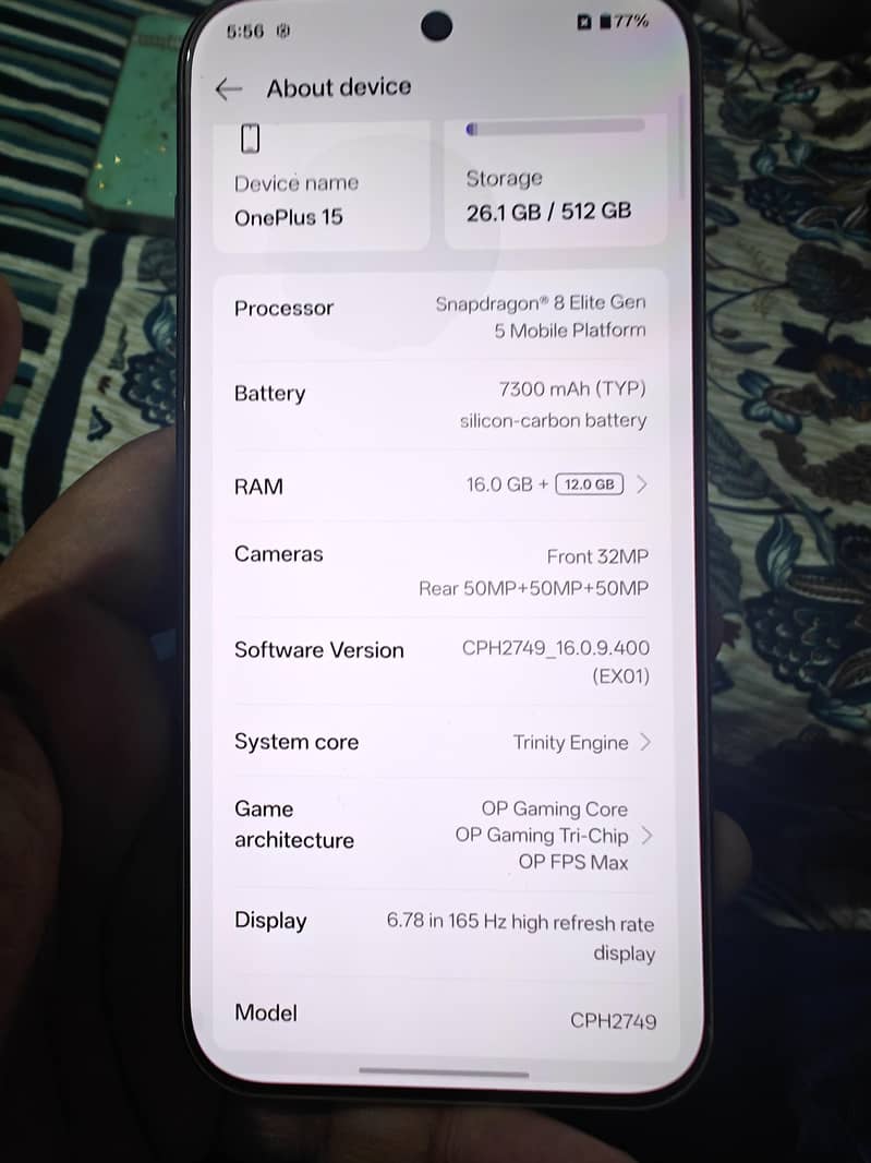 OnePlus 15 12