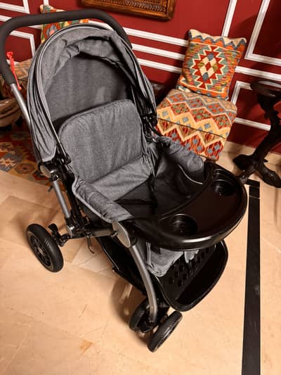 Premium Baby Stroller + Carry Cot | Excellent Condition | Complete Set