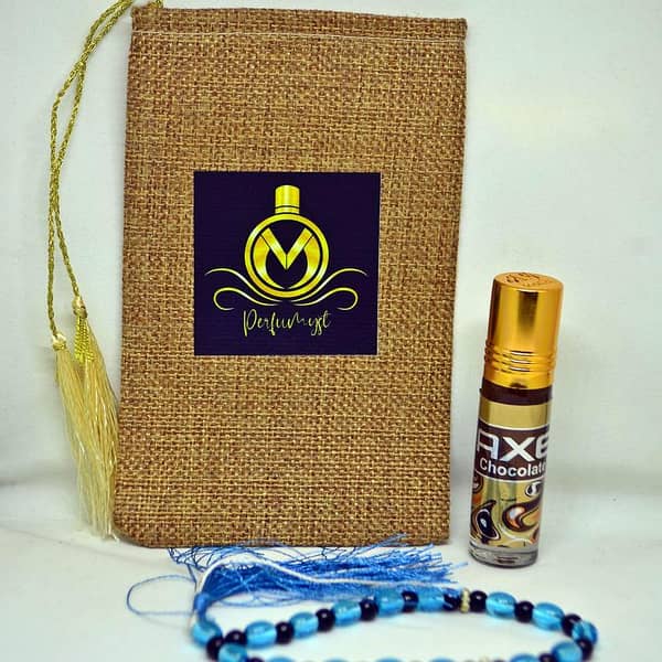 Perfumyst Axe Ittar 6ML Roll On with Tasbeeh for Men and Women - Original Fragrance with Good Longevity