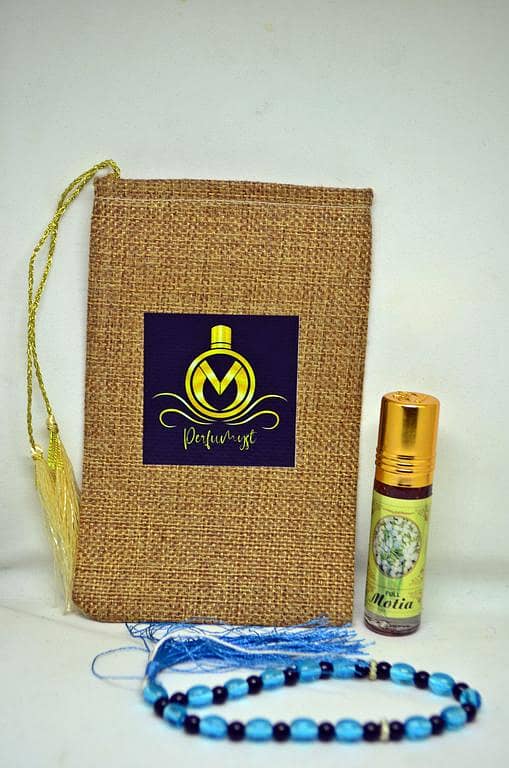 Perfumyst Motia Ittar 6ML Roll-On with Tasbeeh for Women - Original Fragrance with Long-Lasting Quality