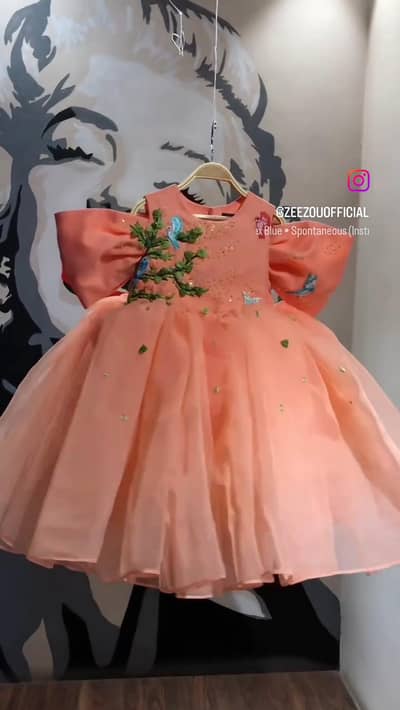 Zeezou brand coral pink frock