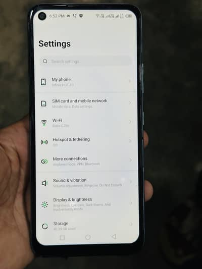 Infinix Hot 10 pta approved only phone 4/64 panel change