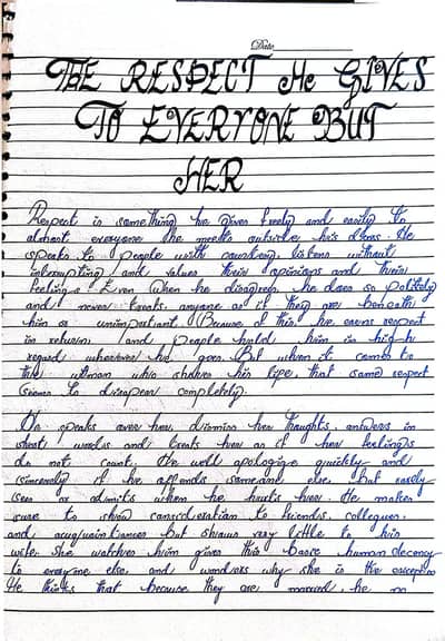 "Neat & Clean Handwritten Assignments | Homework & Notes Writing Servi