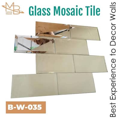 Glass tile/PVC molding/Wood design PVC/PVC wall panel