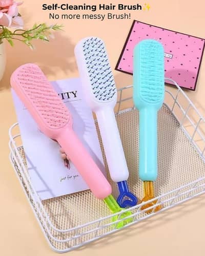 Self Cleaning Hair Brush