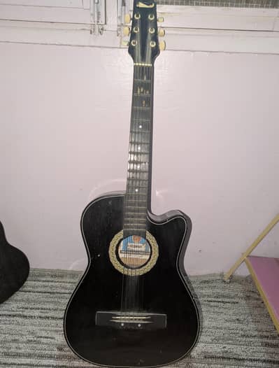 Black Acoustic Guitar