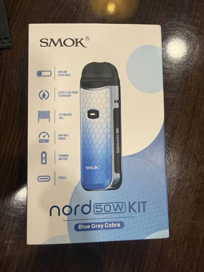 Vape smok nord 50w kit imported just box open
