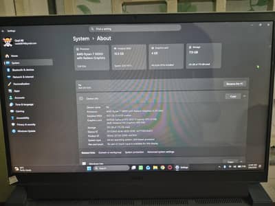 Dell G15 5515 | Ryzen 7 5800H | RTX 3050 TI 4GB | 16 GB RAM | 715 GB