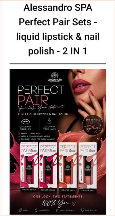 Alessandro from Italy. lips and nails same colors