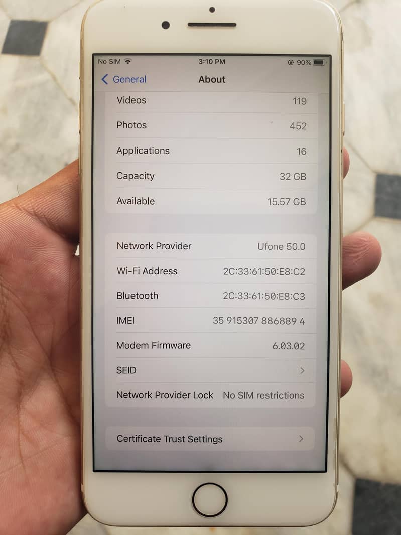Iphone 7plus pta approved 2