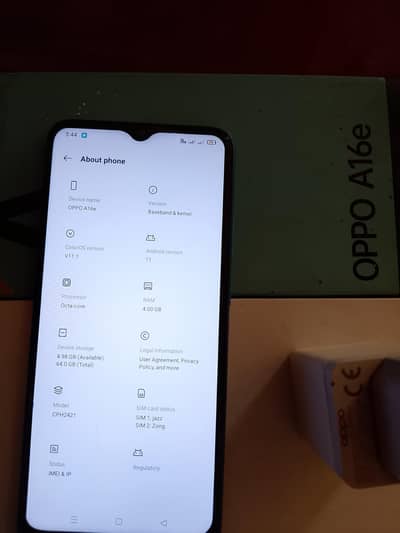 OPPO (exchange possible) a16e