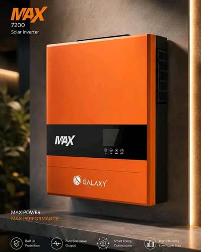 new box pack galaxy max pv7200 6kw 1Year warranty 03072908703