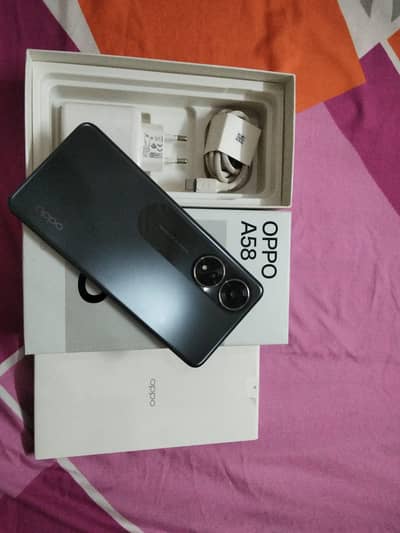 OPPO A58 4/128 with Complete Box