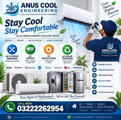we deal in ac and refrigerators