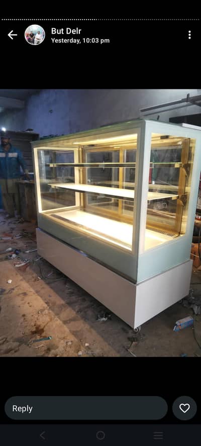 Bakery Counter for sale ice cream Display Chiller / Meat Chiller