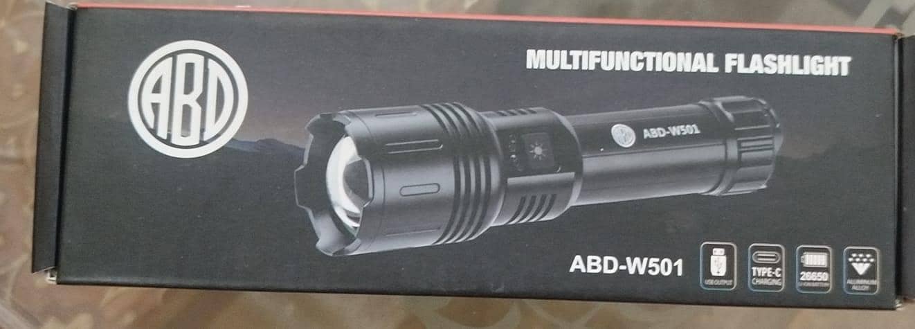 Multifunction flashlight ABD-W501 0