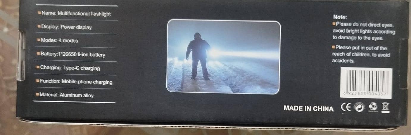 Multifunction flashlight ABD-W501 2
