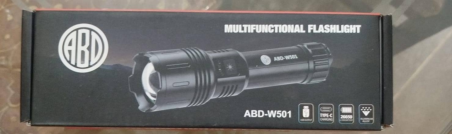 Multifunction flashlight ABD-W501 3