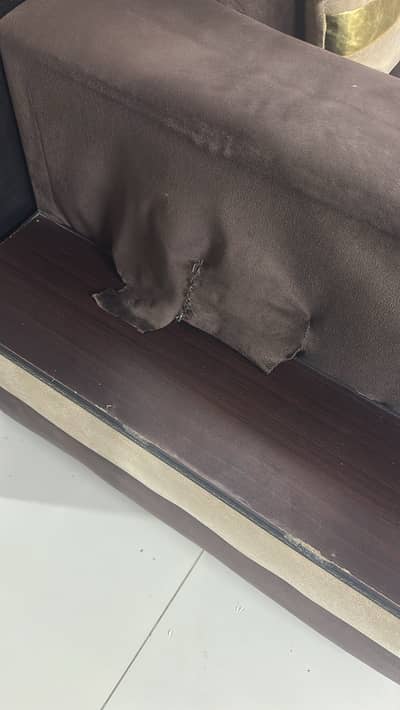 L shape sofa set