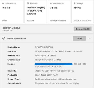 Core i3 PC for sale