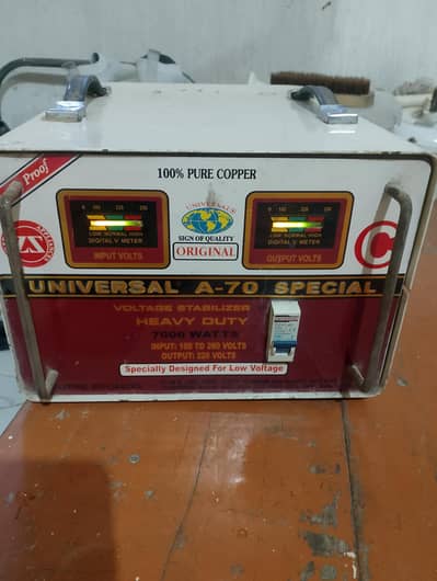 Universal A-70 Special 7000 Watt Voltage