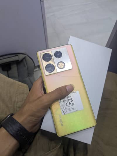 Infinix Note 40 Pro with box minor back break