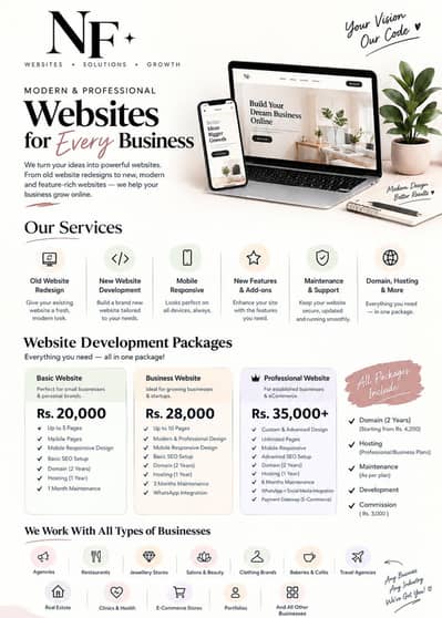 I will create a website for your business