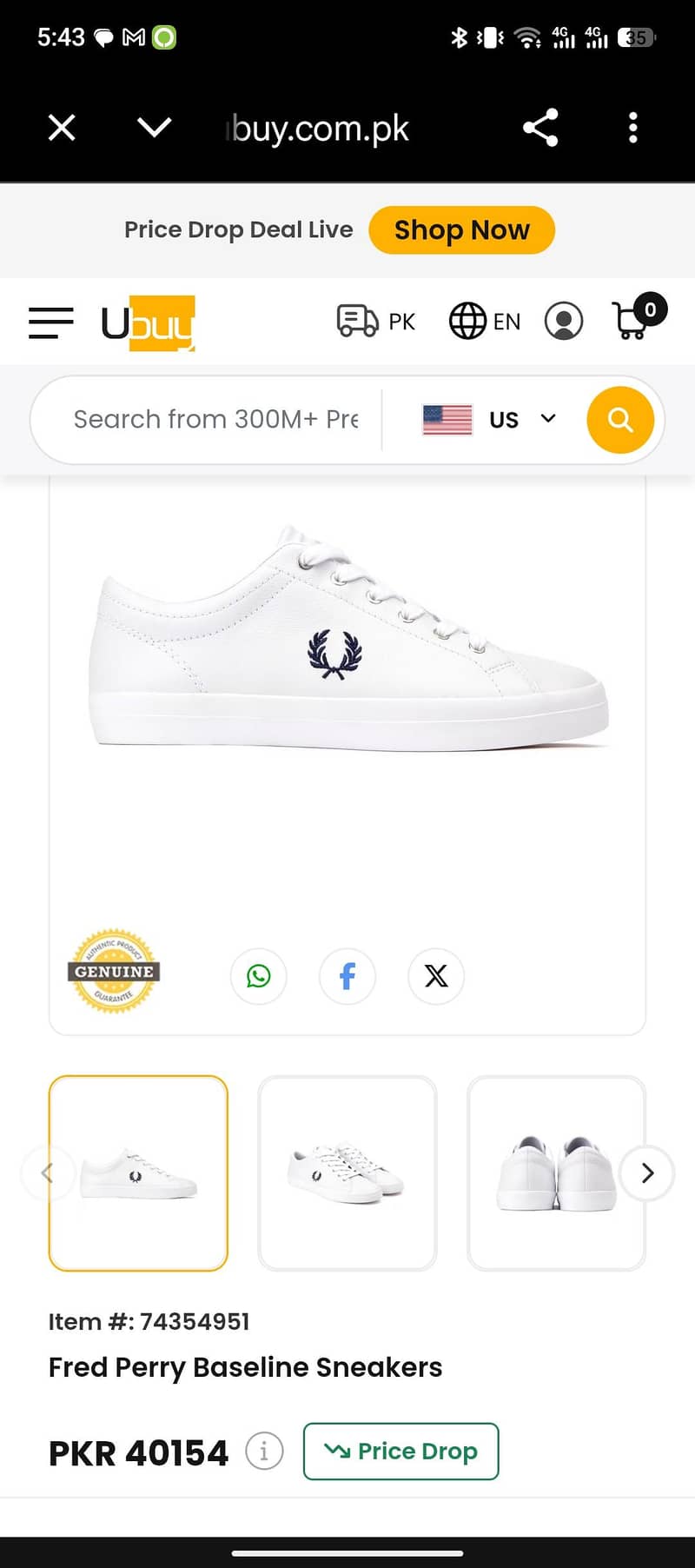 Fred Perry original 3