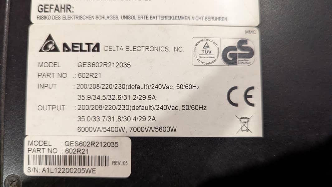 Ups 6kv 5