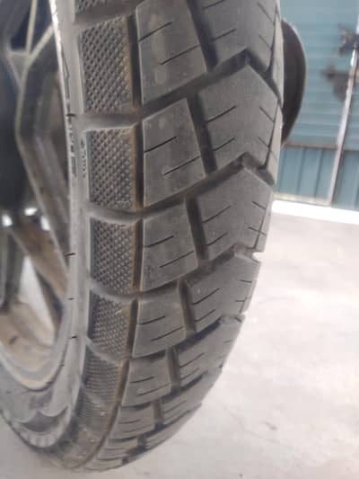 Rear and Front tyres