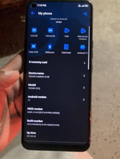Tecno CAMON 16 SE