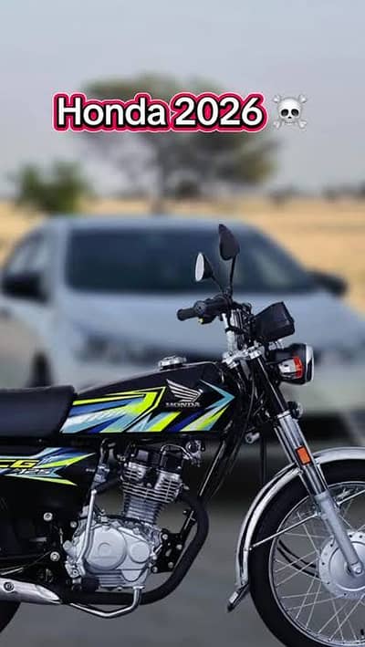 Honda CG125 Black 2026