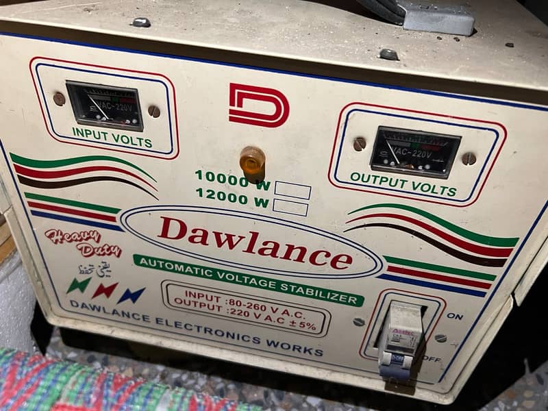 Dawlance stabilizer 0