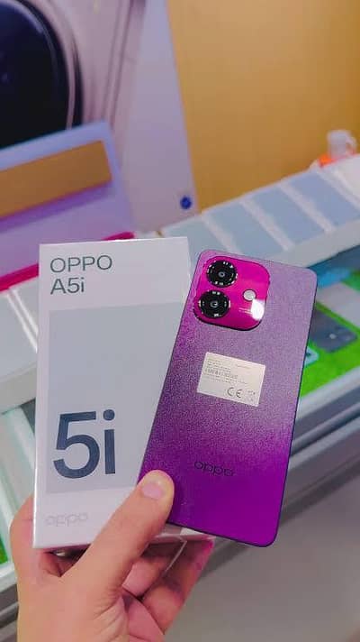 OPPO A5i PTA Approved 4/64 with box charger