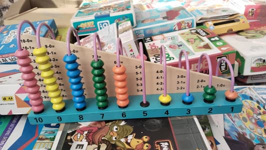 Colourful wooden Ababucs