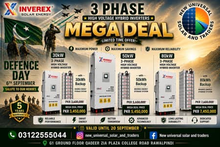 Inverex 3 Phase High Voltage Hybrid Solar System | Commercial Inverter