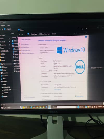 Complete PC Set with Monitor, Keyboard, Mouse & Table