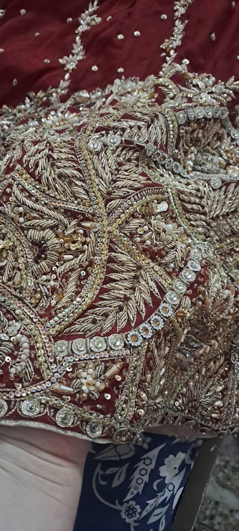 One time Used Handwork Lehnga zero damage 3