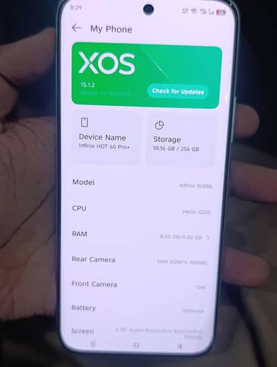 Infinix Hot 60 Pro Plus 7 month warranty full bix