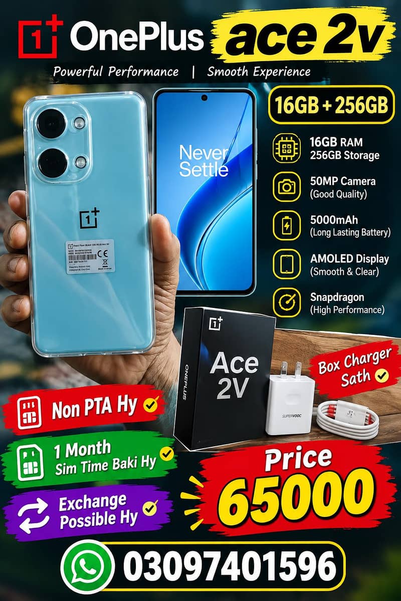 One Plus Ace 2V 0