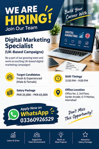 we are hiring for social media marketing uk based project