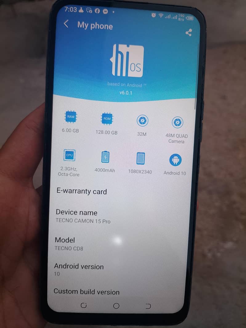 Tecno CAMON 15 Pro 2