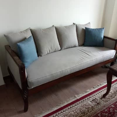 10 seater sheesham wood sofa set