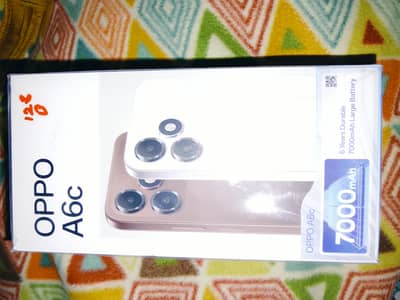 OPPO A6c 4+4+128 7000Mah Battery Only 2days box open