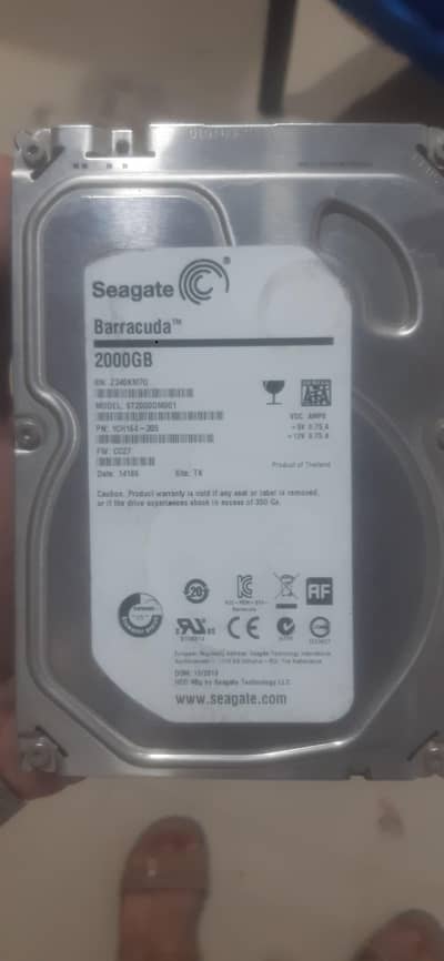 Seagate 2TB for sale